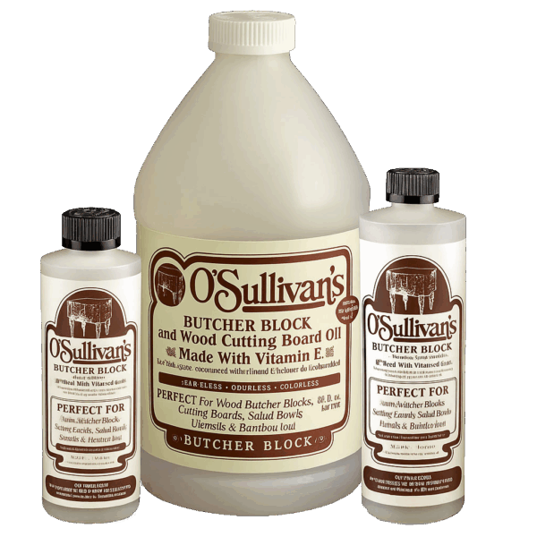 O'Sullivan's Butcher Block Oil - Grouping